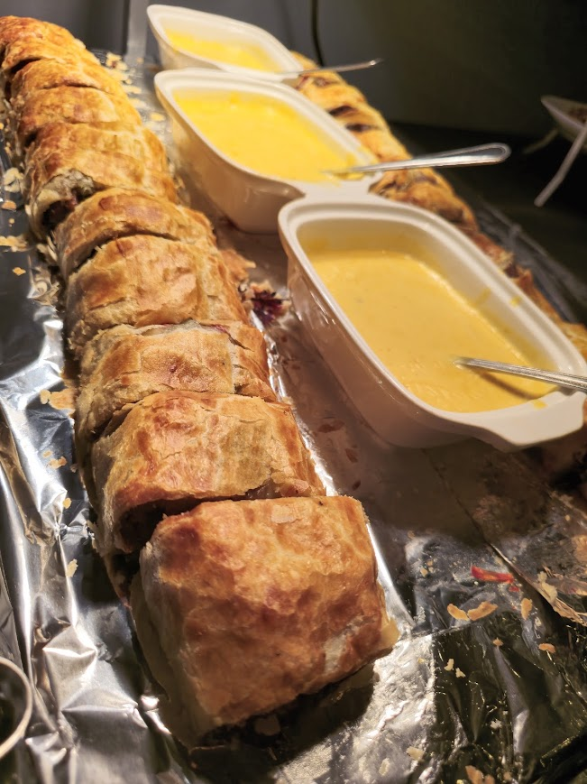 Fresh appetizers served at a Local Social event